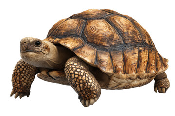 Obraz premium Tortoise Isolated on Transparent Background