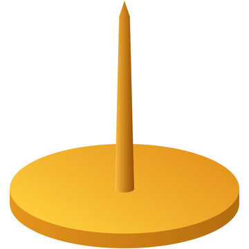 シンプルな画鋲のイラスト4（グラデーション）