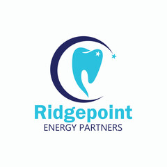 PrintDental Logo, Tooth And Two People With Leaf Ornament