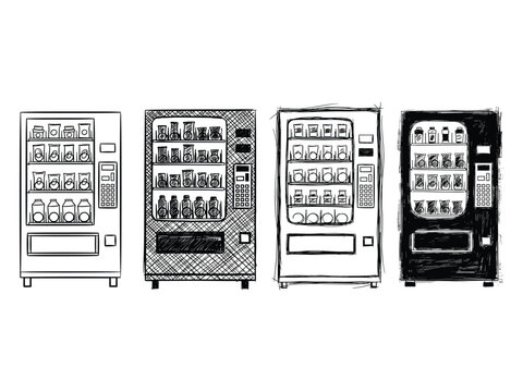 Vending Machines Assortment Commercial Availability