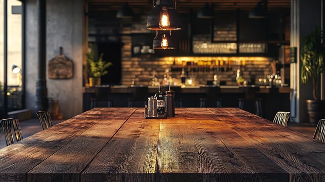 Industrial style family restaurant design
