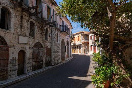 Andritsaina village view in Arcadia, Greece