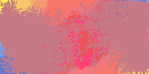Obraz premium Abstract colorful background with blended shades of pink red and yellow