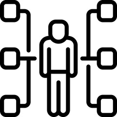 Obraz premium ability line icon. Clean and minimalist vector icon for websites, mobile apps, presentations, and logos. Fully scalable and customizable for any project.