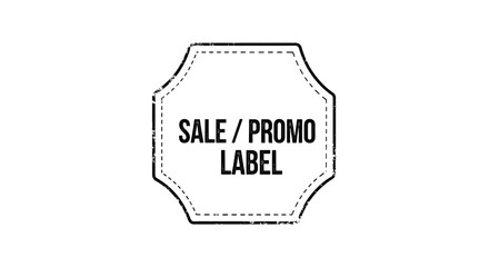 Outlined Stop Sign Silhouette With Text Against Black Background