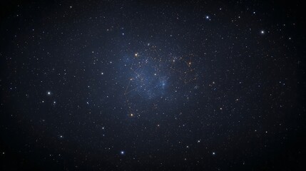 Obraz premium Starry night sky galaxy background with copy space