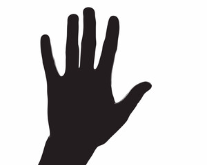 Obraz premium Hand gesture waving or reaching out in greeting or assistance