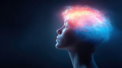 Obraz premium Scientific observation of neural activity and psychological behavior.