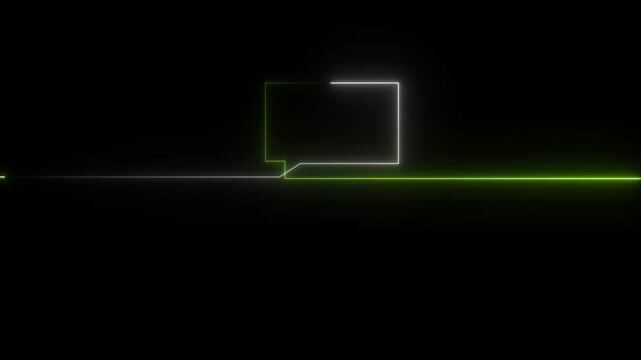 Monitor, computer display neon sign. Bright glowing symbol . Abstract neon monitor icon .