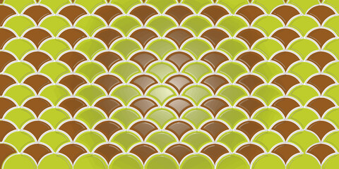 Fish scales pastel seamless pattern, background,Wall paper, gift wrapping © IKMAl NURMAULIDI