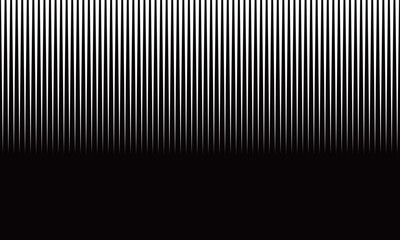 下部が繋がった縦に並ぶストライプ柄のハーフトーン