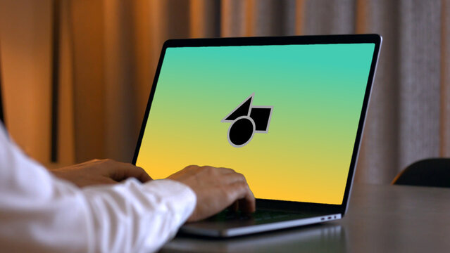 Laptop 7 Dolly &ndash; High Detail Notebook Screen Presentation, Modern Desktop Display Animation, Website and App UI UX Interface Showcase Template