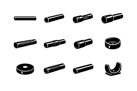 Fit aluminum trim vector icon grip image closet generation finish simple knurled