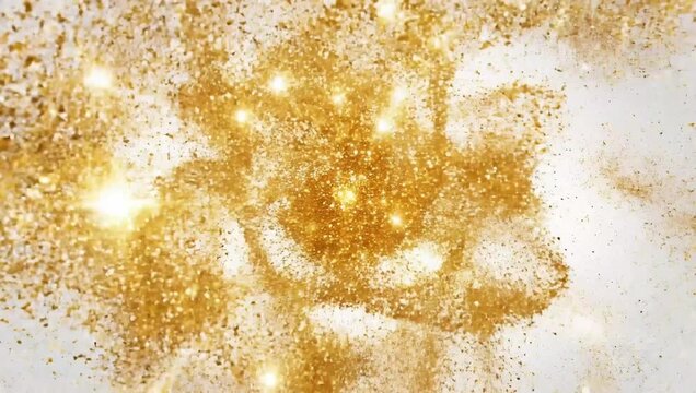 Old rusty metal texture background with brown and golden grunge pattern on a dirty metal wall