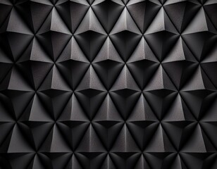Fototapeta premium acoustical noise reduction foam with pyramid shapes recording studio background sound absorbing material repeating pattern