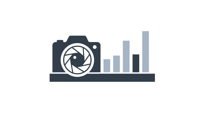 Graphic representation of camera statistics.