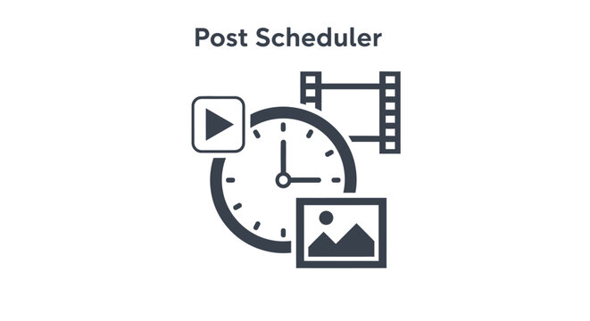 Post scheduler social media management tool.