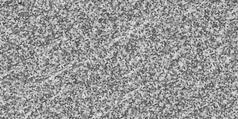 Abstract grayscale halftone dot pattern background with diagonal texture. Minimalist monochrome design suitable for backgrounds, wallpapers, printing materials, posters, packaging