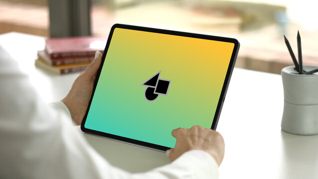 Tablet 3 Scroll Single &ndash; High Detail Touchscreen Device Presentation, Modern Screen Animation, Website and App UI UX Interface Showcase Template