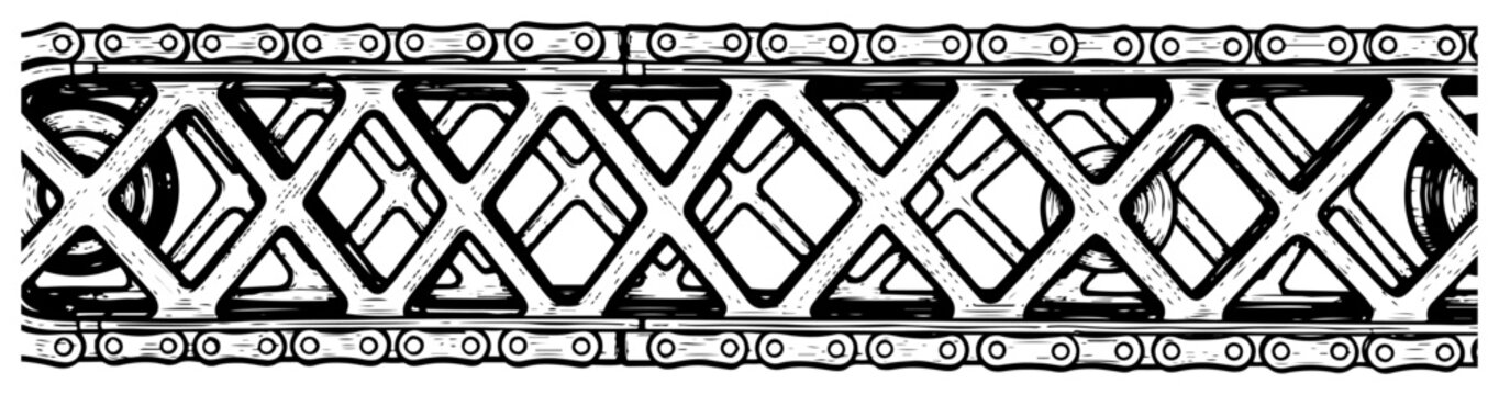 Soccer goal net banner with geometric patterns and decorative elements for sports graphic design