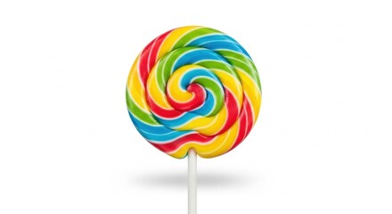 Rainbow Swirl Lollipop