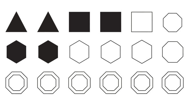 Set of glossy square web buttons with colorful vector icons and symbols in blue and orange style