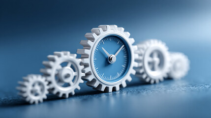 Productivity Improvement Concept Business Efficiency Performance Optimization Workflow Strategy Success