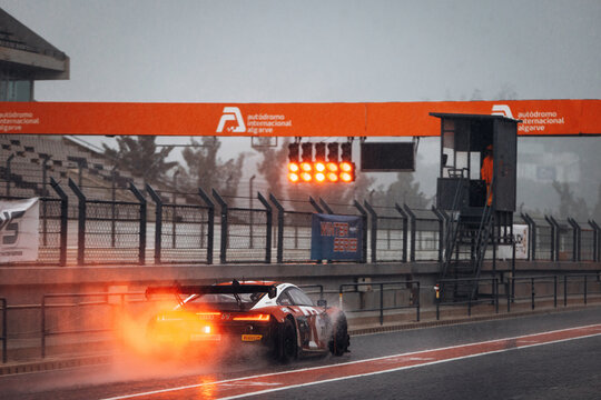 Audi R8 GT3 go fast at the track