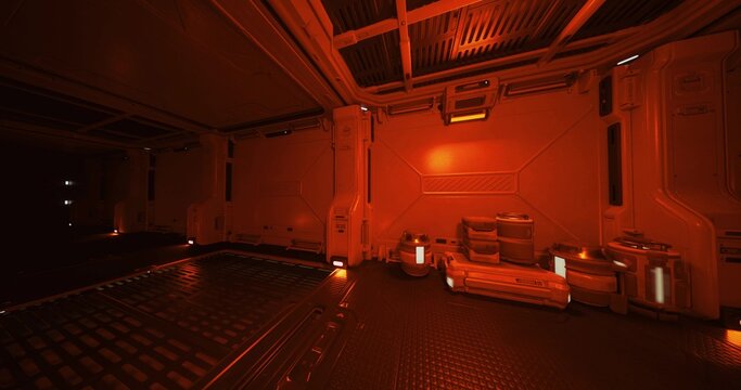 Immediate storage prepared, Rapidly arranged storage with essential supplies ready, Emergency storage space is fully stocked and immediately accessible