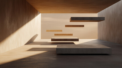 Fototapeta premium staircase in a modern building