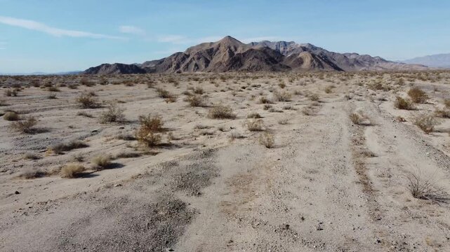 Desert landscape mountains tilt up 