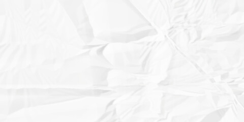 Fototapeta premium Paper texture background. Natural background designed for paper mockup design use. Old torn lined sheet paper with rough edges. Crumpled paper Blank white crumpled and creased paper poster. 