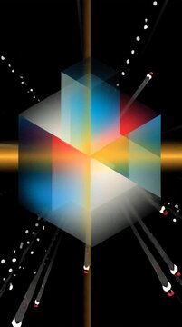 Abstract visual metaphor for clearing mental blocks, with soft geometric forms dissolving into open space, symbolizing clarity, cognitive release, and the transition from constraint to mental freedom.