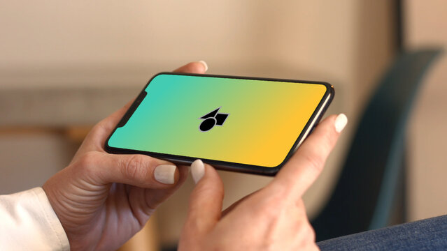 Mobile 9 Target &ndash; High Detail Smartphone Screen Presentation, Touch Swipe Scroll Tap Animation, Vertical App UI UX Interface Showcase Template