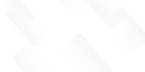 Obraz premium Minimalist White Background with Geometric Shapes and Subtle Dots for Modern Designs and Presentations, Creating a Clean and Professional Look