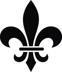 Vector fleur de lis symbol isolated on transparent background © MDSHARIF