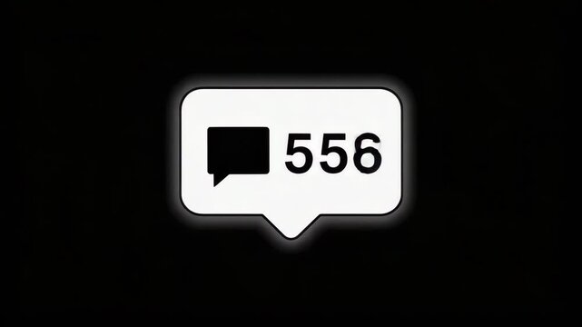 Notification bubble with 316 unread messages