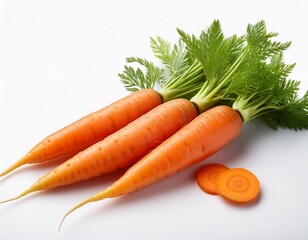 carrot isolated on white background