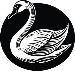 Vector swan icon © NURSABAISLAM