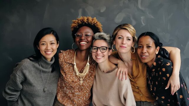 Empowering women in the workplace through inclusivity at a collaborative event in a modern office setting