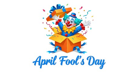 Obraz premium April fool's day celebration with jester