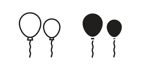 Balloons icon Symbol for App and Web UI Design Vectors © Lohan