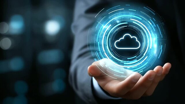 Innovative cloud-native wealth reallocation tool icon concept for digital financial management and investment strategies, with copy space