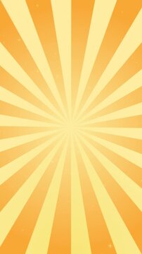 Yellow spiral motion vertical background seamless loop