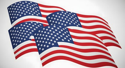 Obraz premium Celebrate american labour day with patriotic spirit and freedom