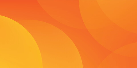 Minimal geometric background. Orange elements with fluid gradient. Dynamic shapes composition. Eps10 vector