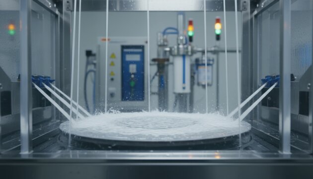 High-precision wafer cleaning station in advanced semiconductor manufacturing process