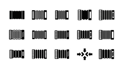 Collection of diverse barcode illustrations displayed in a grid pattern
