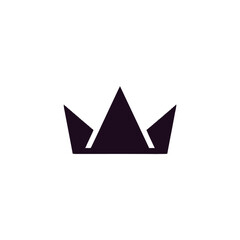 Black Crown Icon Symbol Royalty.