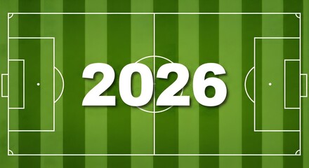 2026 soccer field graphic design